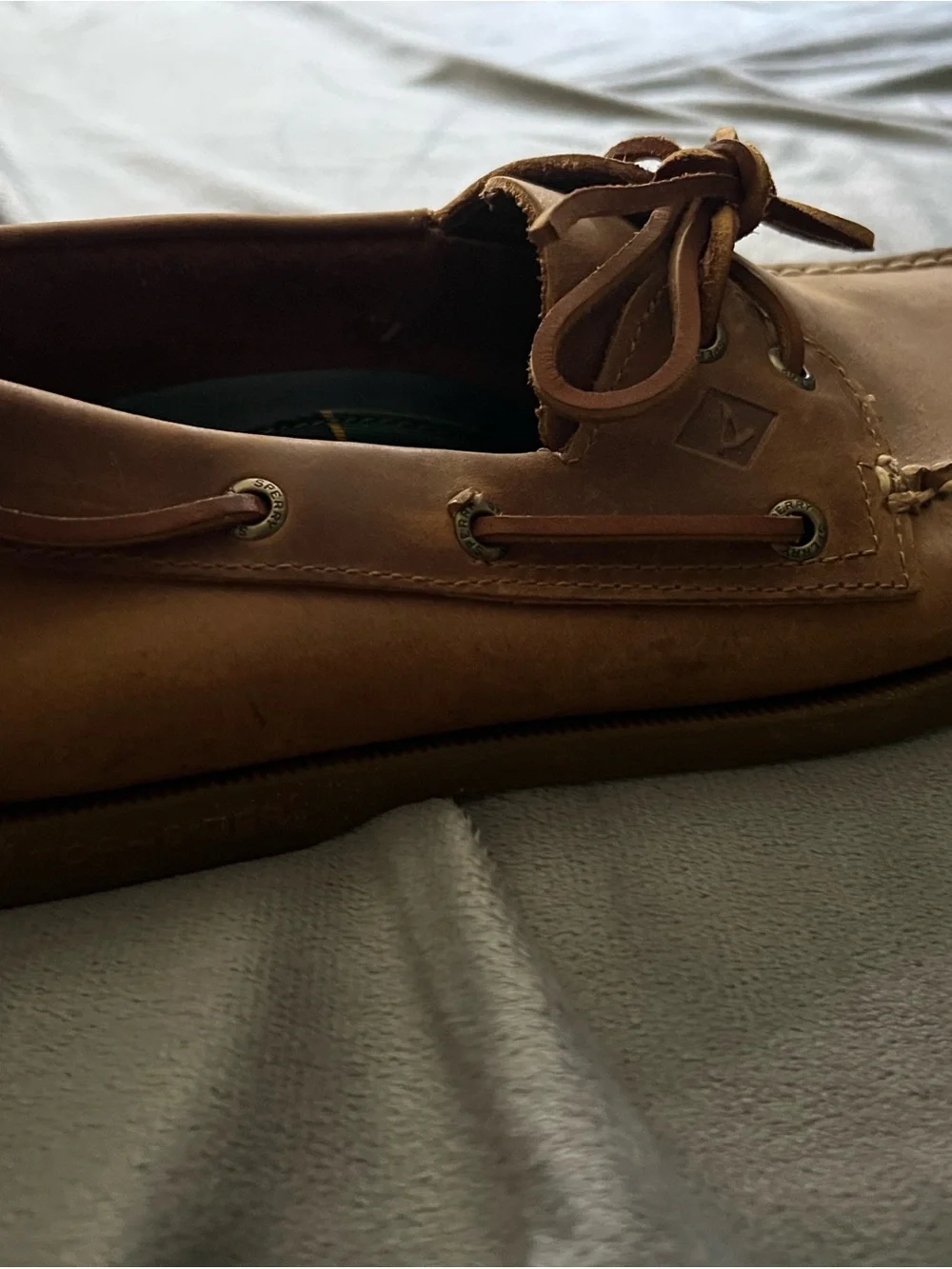 Sperry Men’s Leather Boat Shoes Size 10M Top Sider Non-Marking
